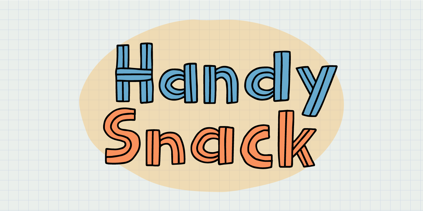 Example font Handy Snack #1